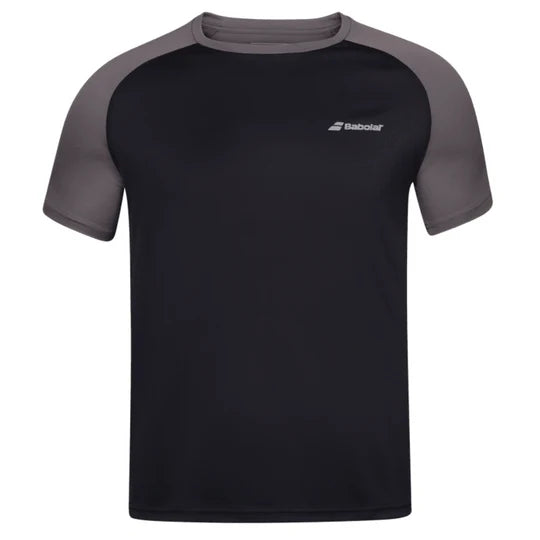 Babolat Play Crew Neck Men's Tee - Black/Black