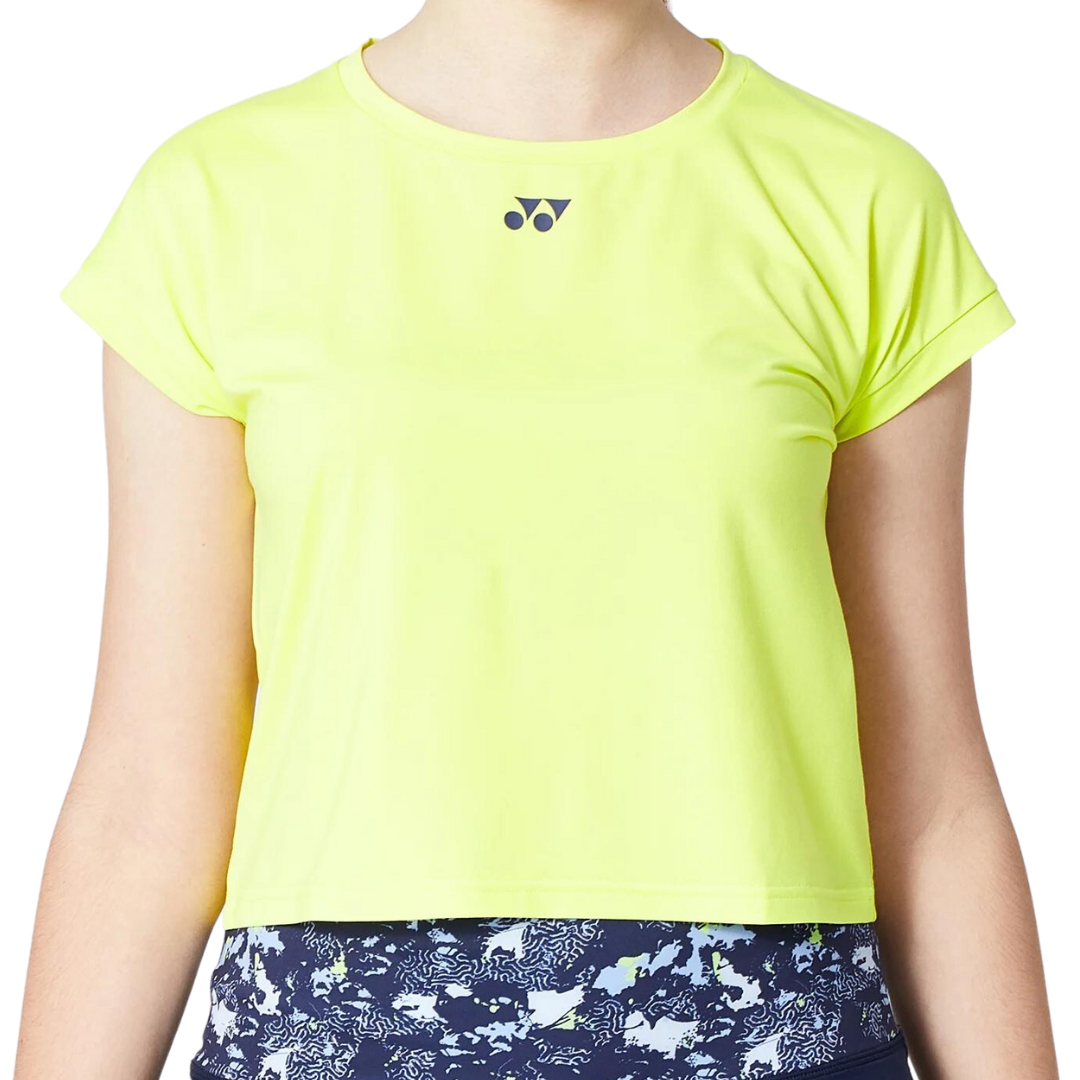 Yonex 2022 AO Tennis Womens Crew Neck Shirt - Navy Blue