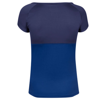 Babolat Play Cap Sleeve Girls Top - Estate Blue