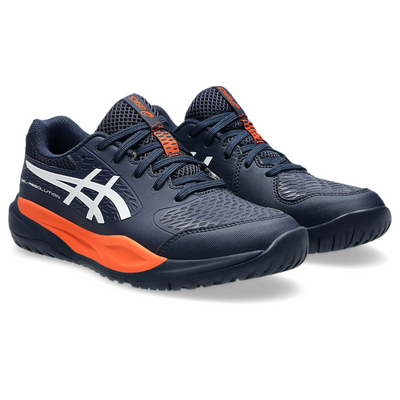 Asics Gel Resolution X Grade School Junior Tennis Shoes - Midnight/White