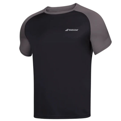 Babolat Play Crew Neck Men's Tee - Black/Black