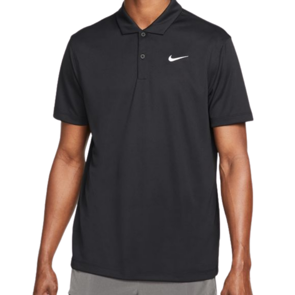 Nike Court Dri-FIT Mens Tennis Polo - Black/White – TennisGear