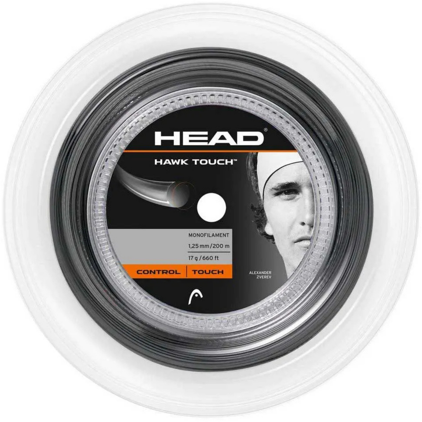 Head Hawk Touch 17/1.25  String Reel - Anthracite