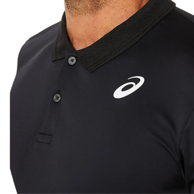 Asics Mens Court Color Block Tennis Polo Shirt