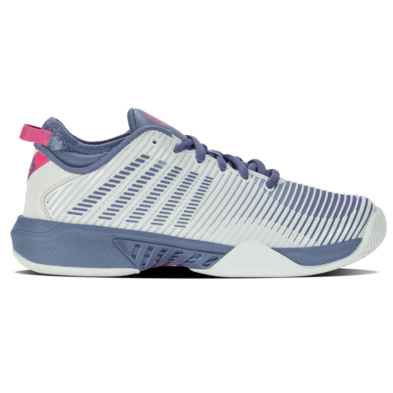 K Swiss Hypercourt Supreme Womens Tennis Shoes - Blue Blush/Infinity/Carmine Rose