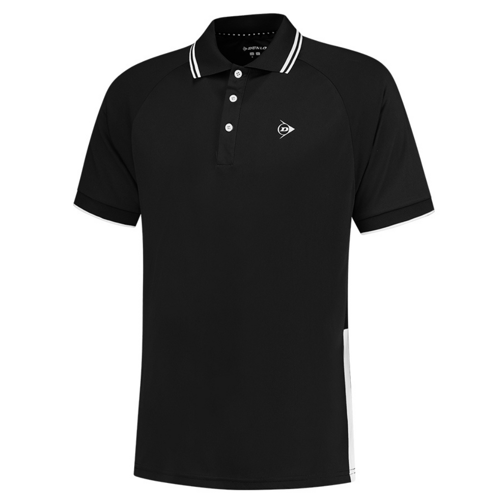 Dunlop Club Men Polo Black White TennisGear
