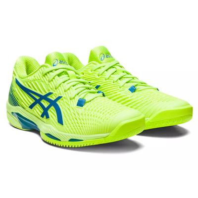 Asics Solution Speed FF 2 Women Tennis Shoes - Hazard Green/Reborn Blue