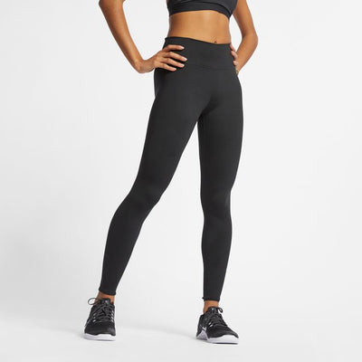 Nike Womens One Luxe Mid-Rise Leggings - Black/Clear – TennisGear